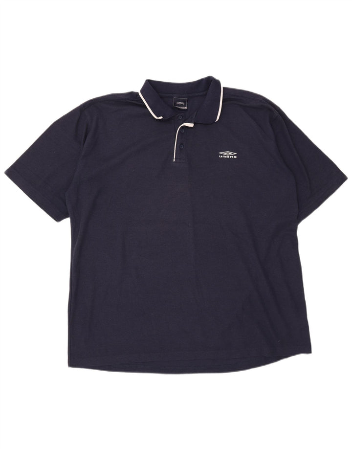 Polo Umbro Hombre 2XL Azul Marino Poliéster