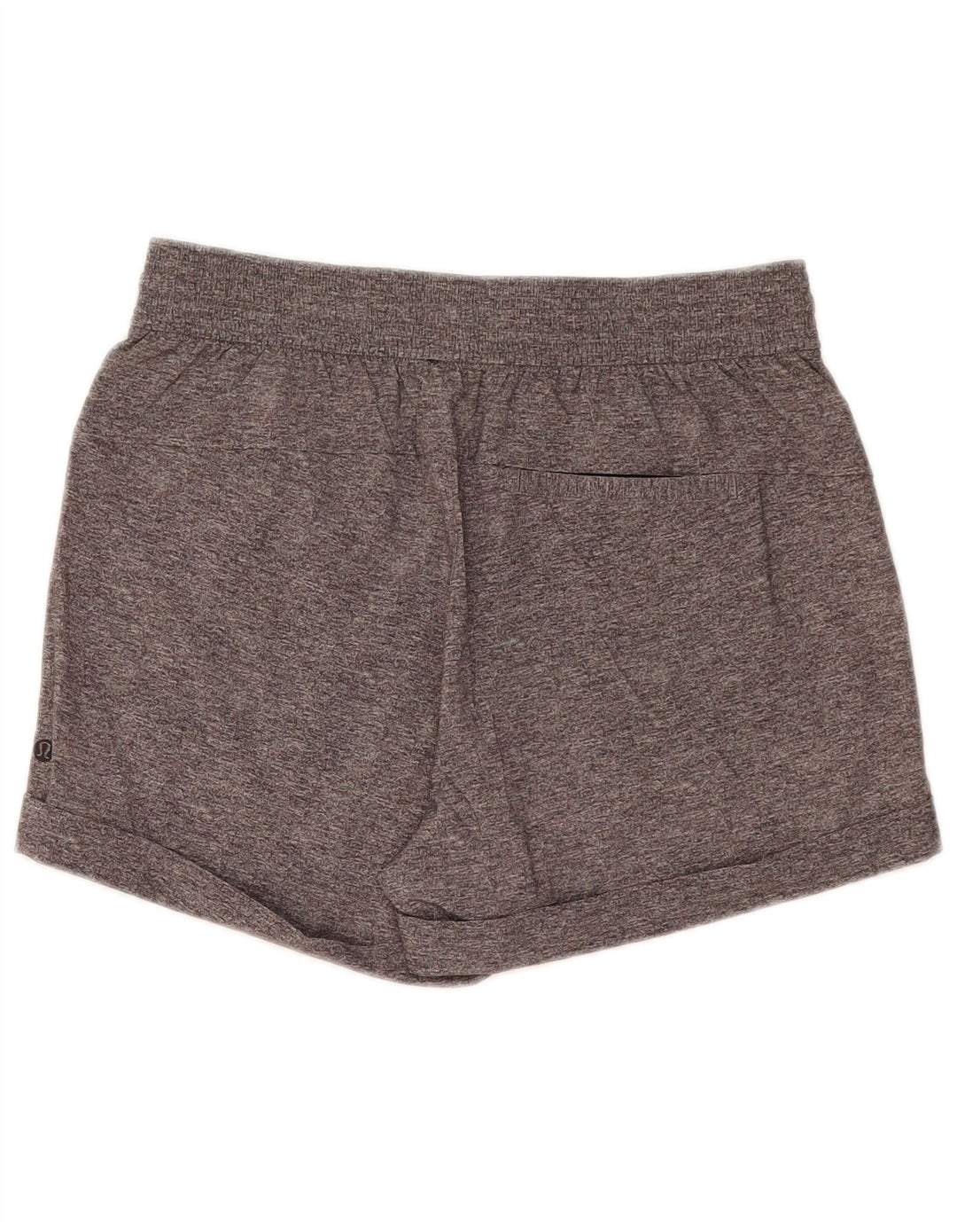 Lululemon Pantalones cortos deportivos para mujer US 8 gris medio moteado