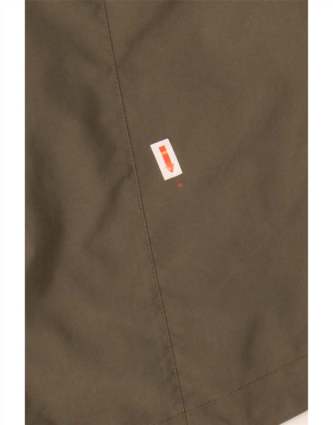 Jack Wolfskin Chaqueta impermeable con capucha para mujer UK 14/16 Large Caqui Poliéster