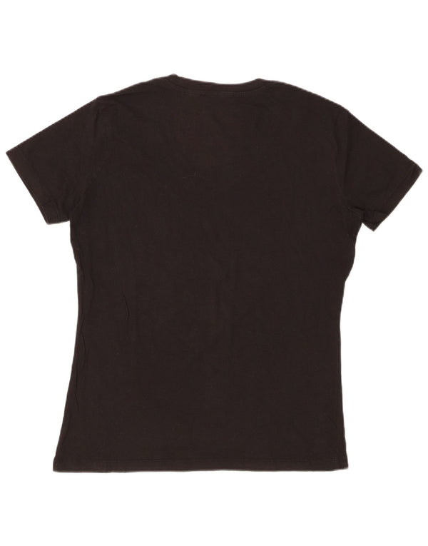 CALVIN KLEIN JEANS Camiseta gráfica para mujer Top UK 20 2XL Negro