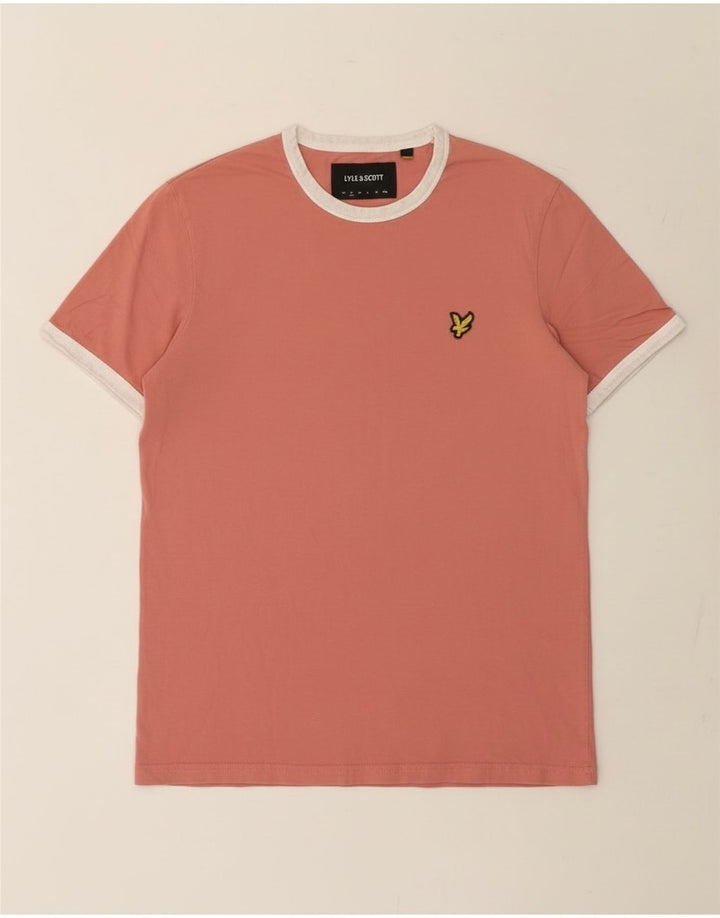 Camiseta Lyle & Scott Hombre Top Small Rosa Algodón
