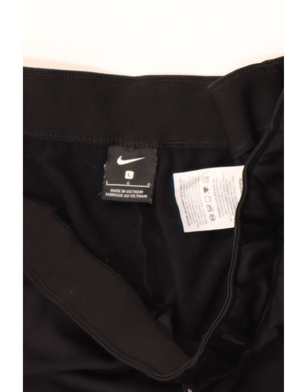 Nike Dri Fit - Pantalón de chándal para mujer, talla grande, nailon negro