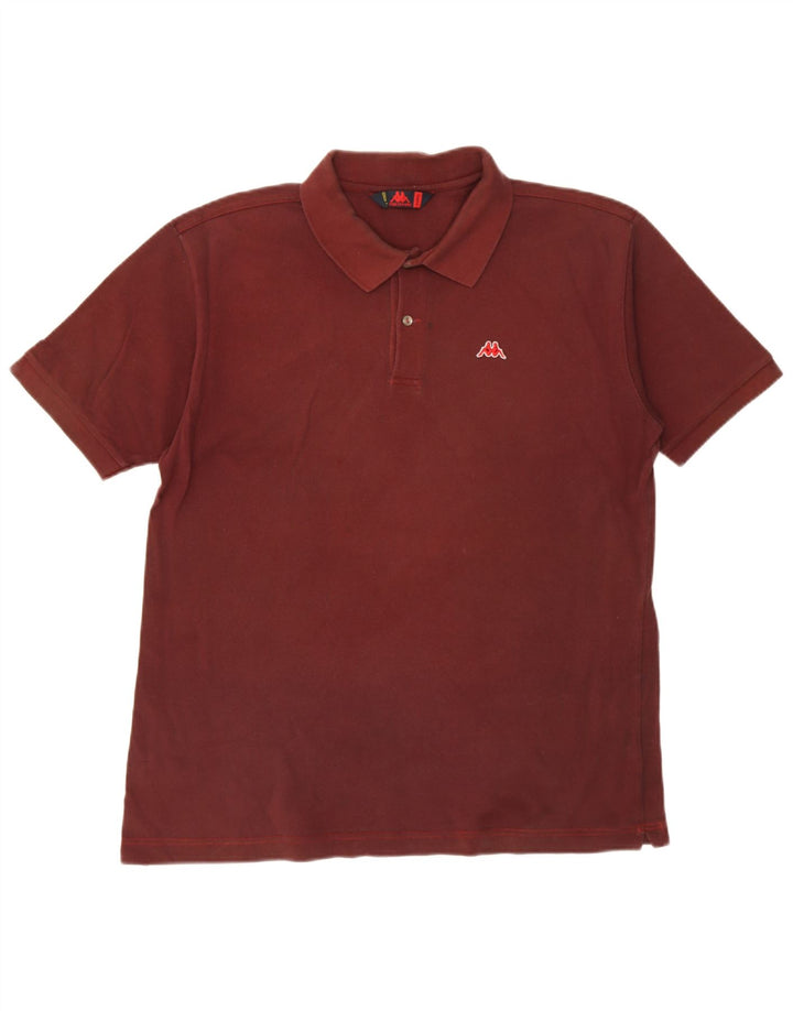Kappa Polo Hombre XL Granate Algodón