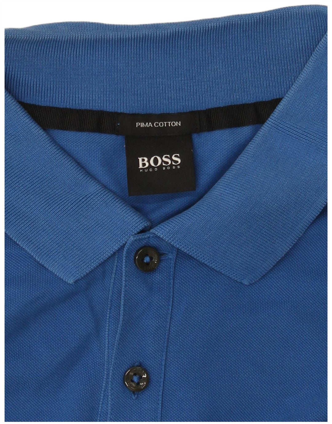 Hugo Boss Polo Hombre XL Algodón Azul Diseñador