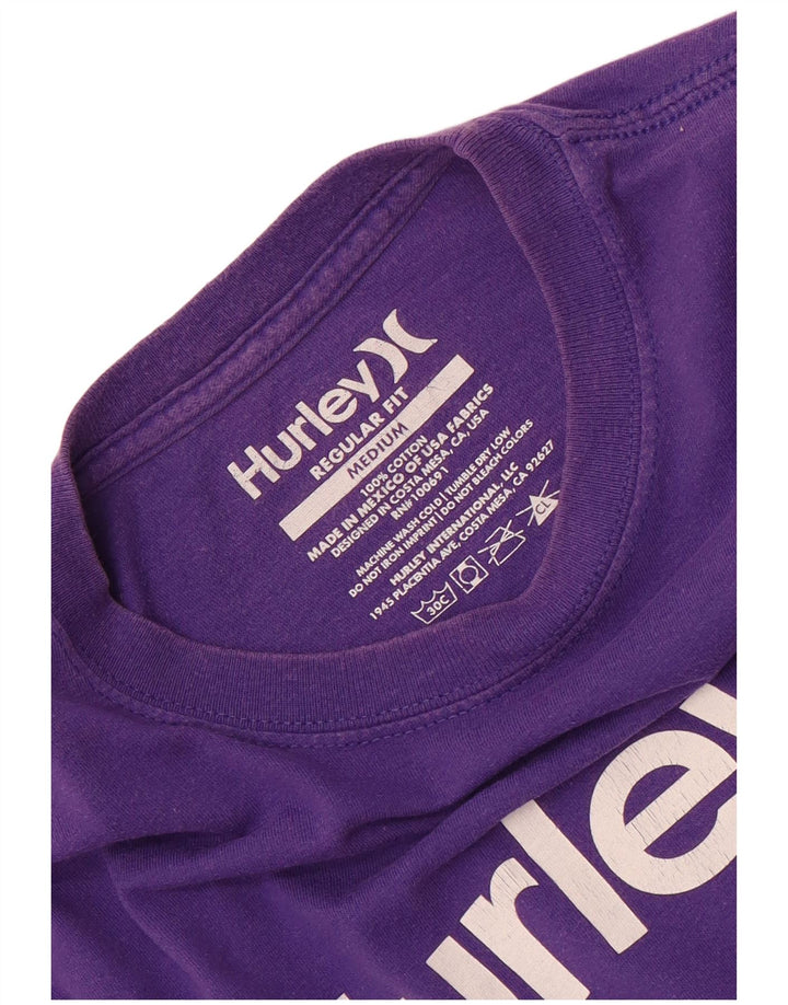 Harley - Camiseta gráfica de ajuste regular para hombre, algodón morado medio