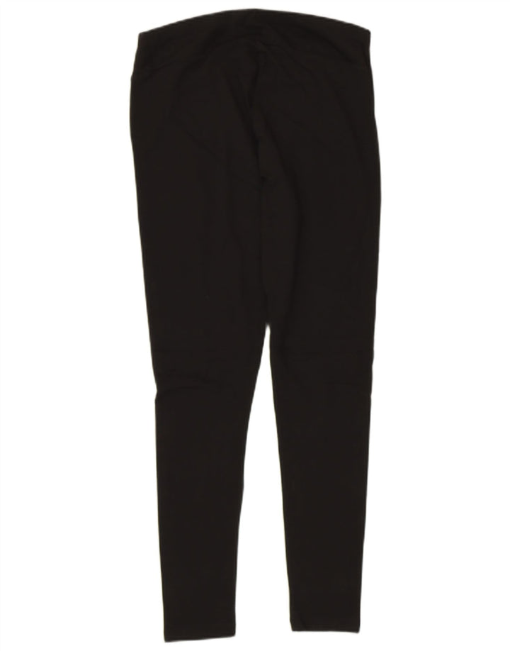 Puma - Leggings cortos para mujer, talla 40, algodón negro mediano