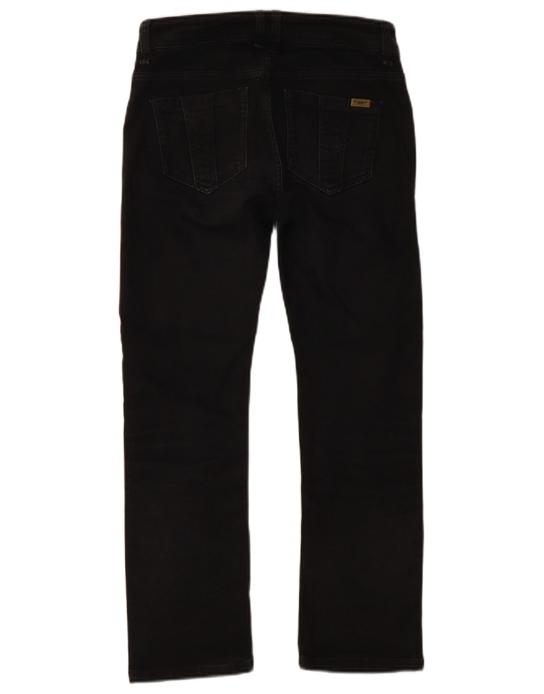 Burberry Vaqueros Rectos Mujer W26 L25 Algodón Negro