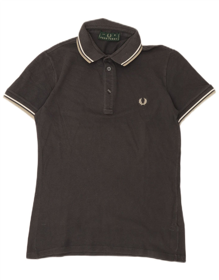 Polo Fred Perry Hombre Pequeño Algodón Gris