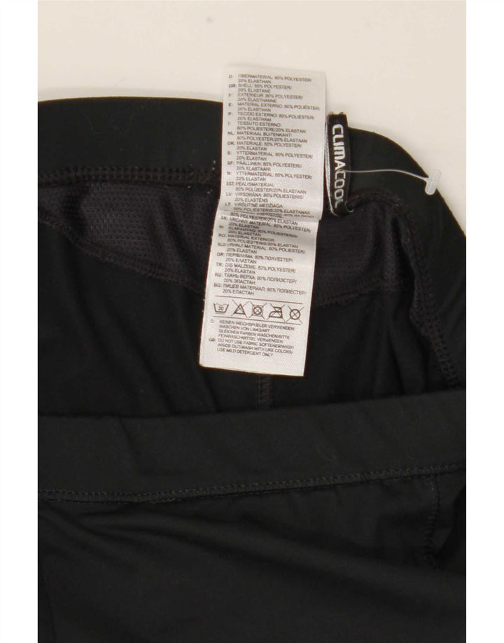 Adidas Climacool Capri Leggings para mujer UK 10 Pequeño Poliéster negro