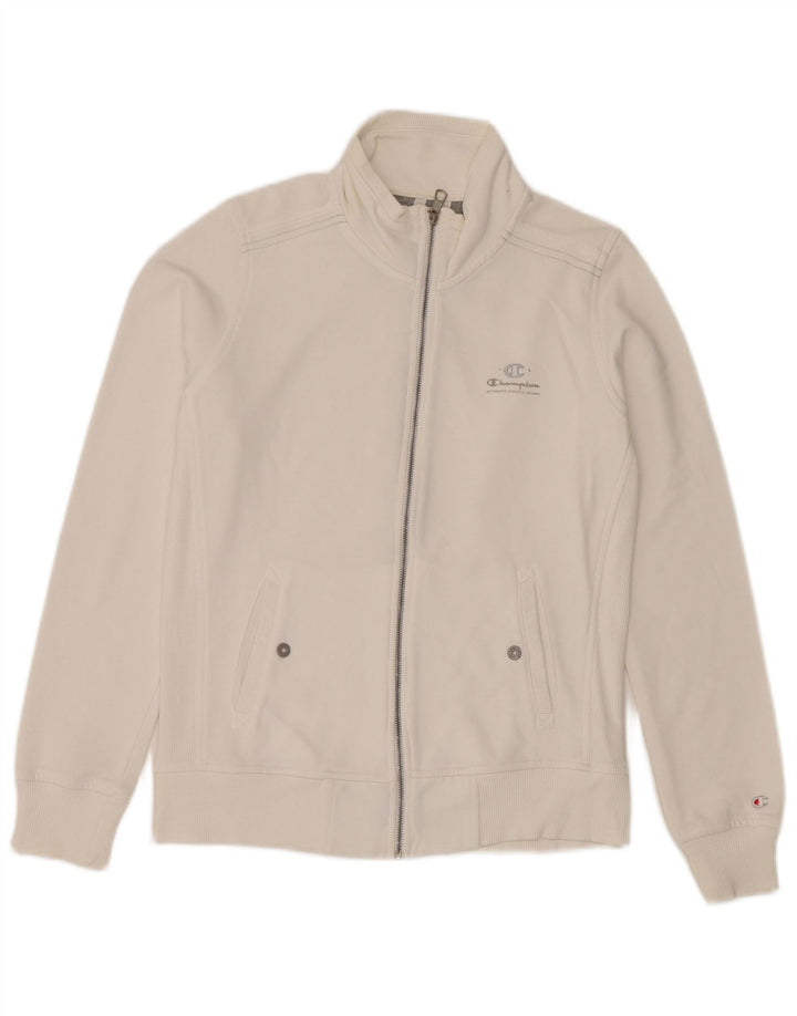 Champion Heritage Classics - Chaqueta de chándal para mujer (talla 40), color blanco