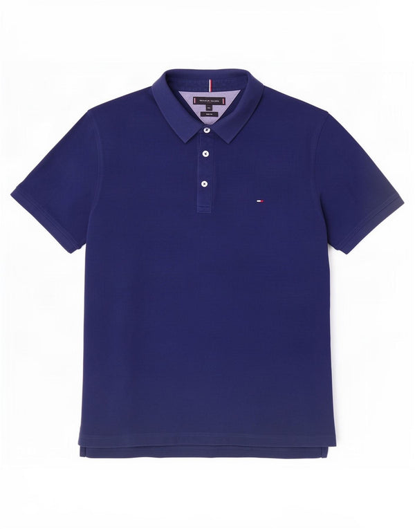 Tommy Hilfiger Polo Slim Fit para Hombre 2XL Algodón Azul Marino