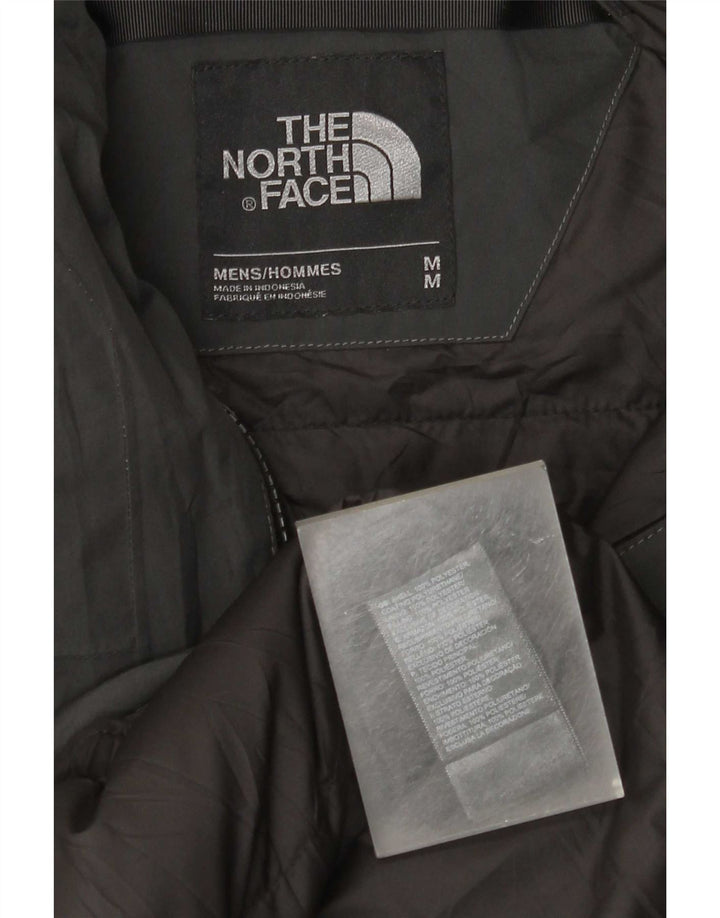 The North Face Chaqueta cortavientos con capucha gráfica para hombre UK 38 Gris medio