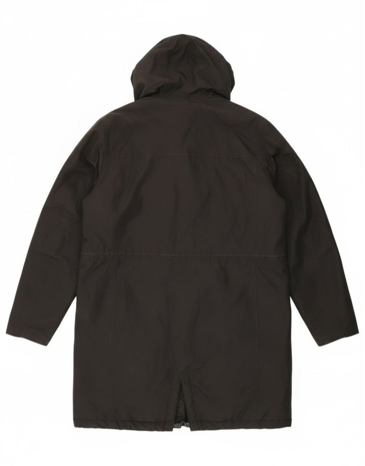 Helly Hansen Parka con capucha para mujer, talla 44, nailon negro grande