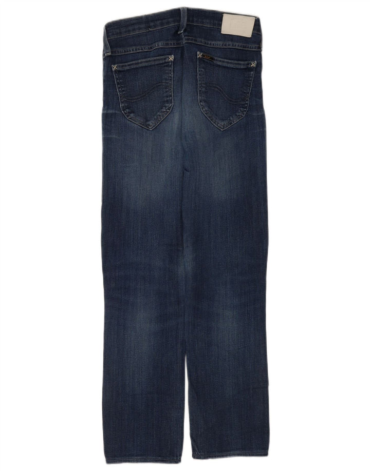 Vaqueros rectos desgastados Jade para mujer Lee W29 L28 Algodón azul
