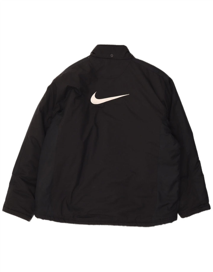 Nike Chaqueta cortavientos para hombre UK 42 XL Poliéster negro