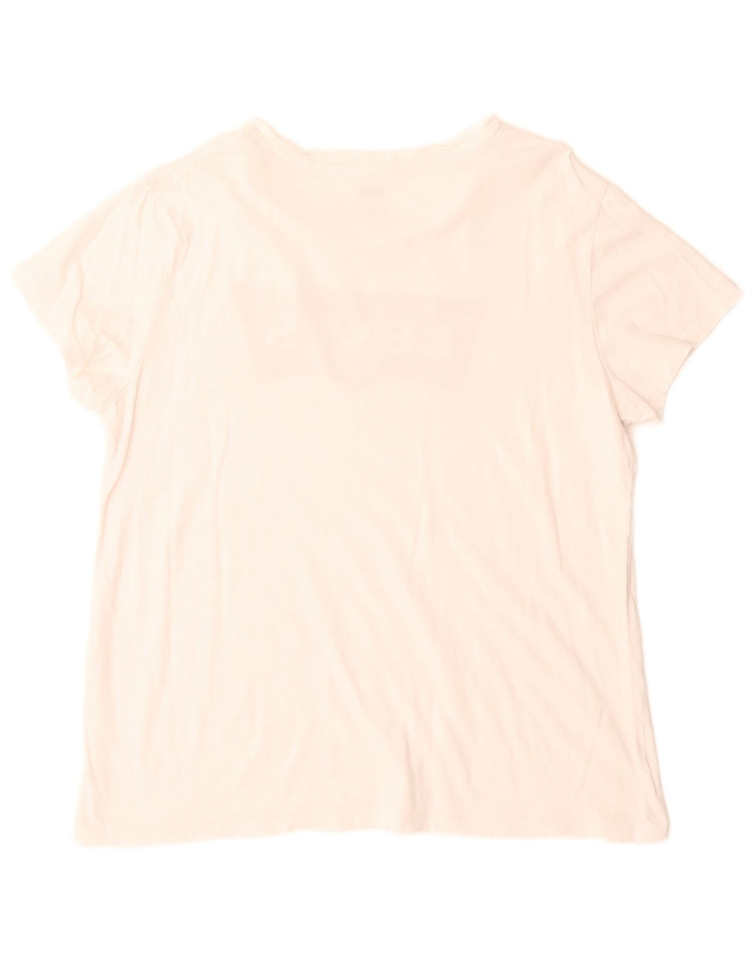 Levi's Camiseta gráfica para mujer Top UK 46 Large Off White