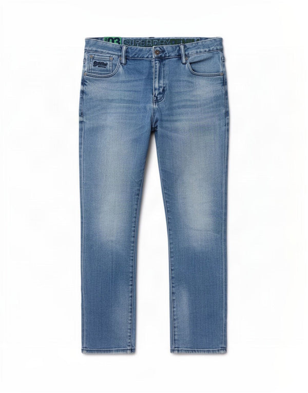 Vaqueros ajustados Superdry para hombre W36 L32 Algodón azul