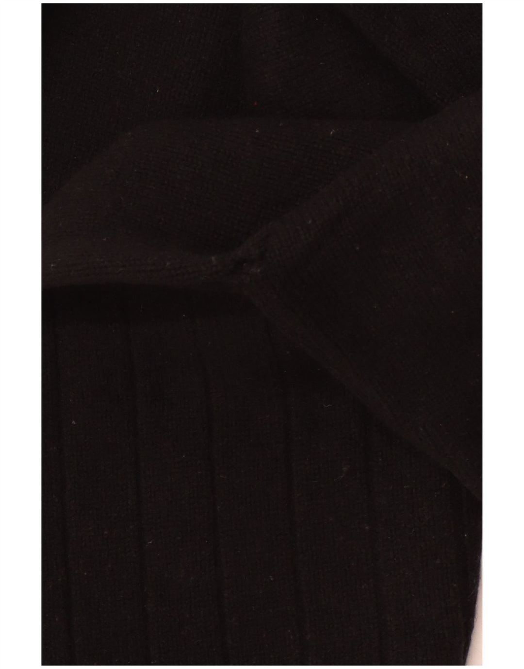 LEVI'S Suéter tipo jersey con cuello vuelto para mujer UK 10 Small Lana de cordero a rayas negras