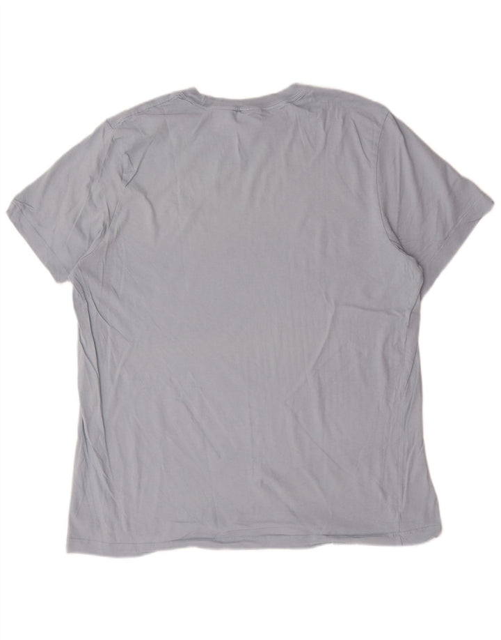 Camiseta Nike Hombre Top XL Azul Algodón