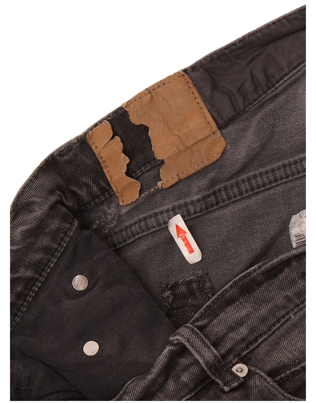 Dondup Vaqueros Rectos Hombre W34 L31 Gris