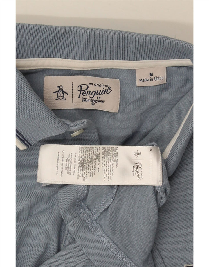 PENGUIN Polo Hombre Algodón Azul Medio
