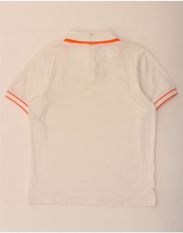 Sun68 Polo para hombre de algodón blanco mediano