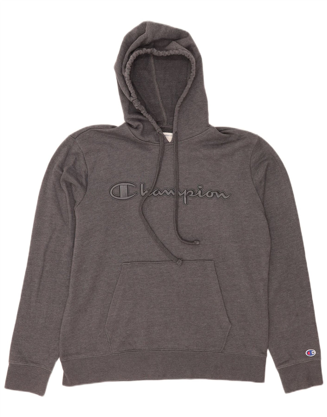 Champion Sudadera Con Capucha Gráfica Gris Medio