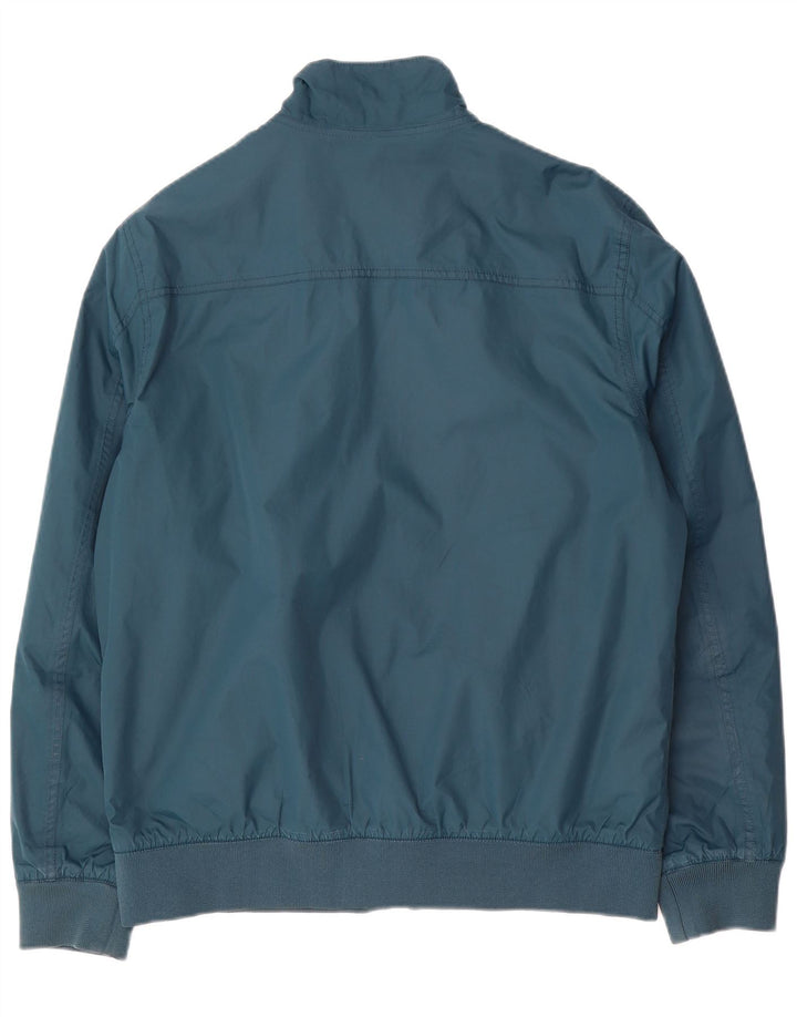 Timberland Chaqueta impermeable bomber para hombre Reino Unido 40 Poliéster azul grande