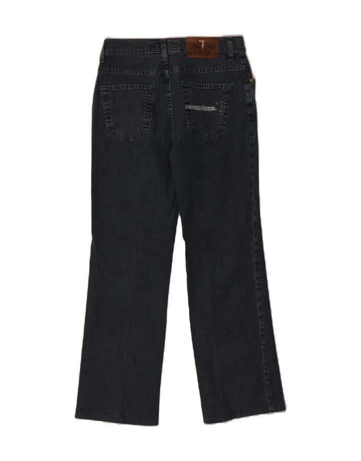 TRUSSARDI Womens Straight Jeans W28 L27 Blue Cotton Vintage Trussardi and Second-Hand Trussardi from Messina Hembry 