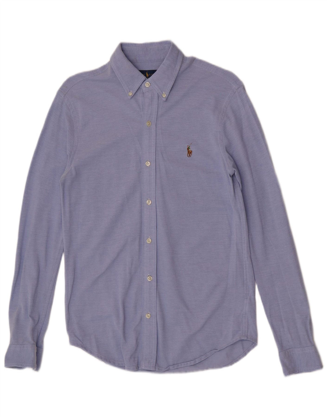 Camisa Ralph Lauren Hombre Pequeña Algodón Azul