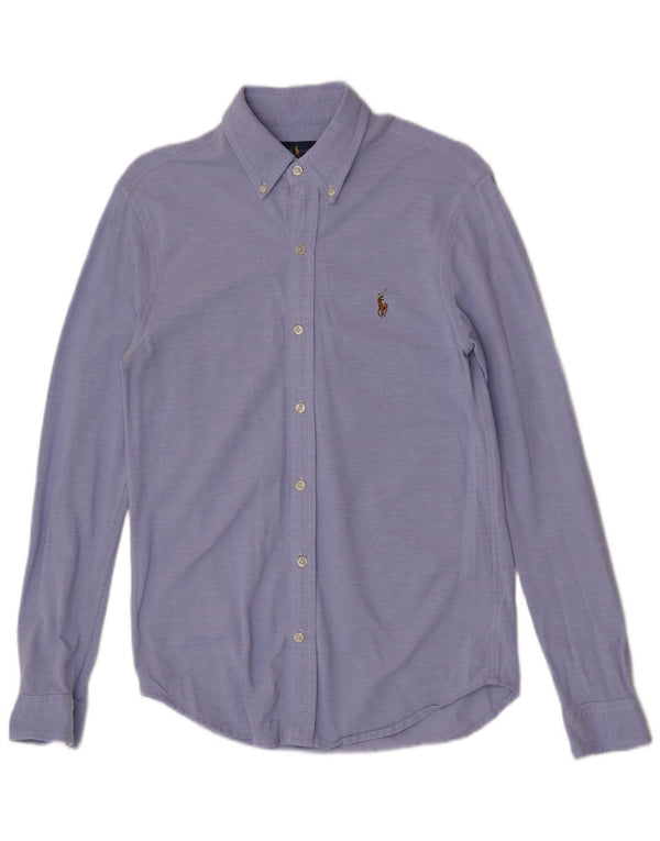Camisa Ralph Lauren Hombre Pequeña Algodón Azul