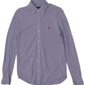 Camisa Ralph Lauren Hombre Pequeña Algodón Azul