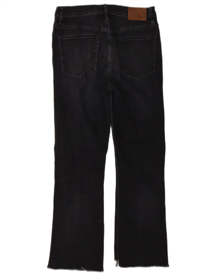 J. CREW Vaqueros Bootcut para Mujer W28 L26 Algodón Negro