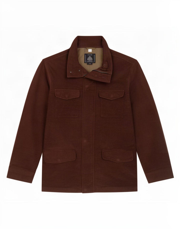 Marks & Spencer Chaqueta utilitaria para hombre UK 38 Algodón marrón medio