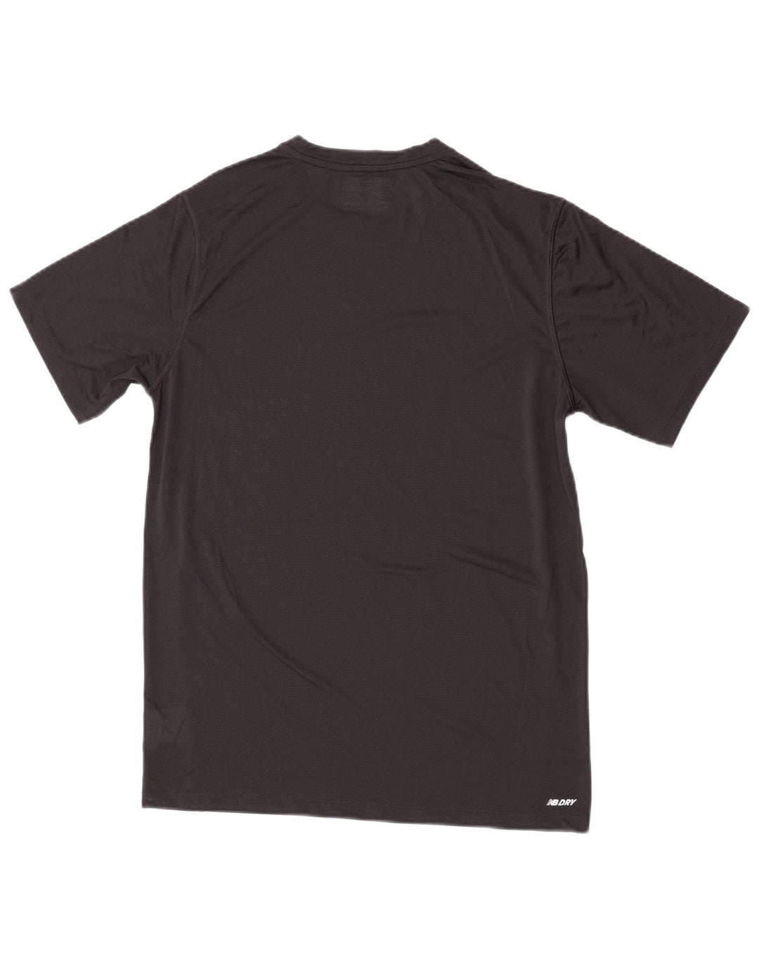New Balance Hombre Camiseta Gráfica Top Medio Negro Poliéster
