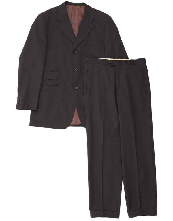 Cerruti 1881 Traje de 2 piezas con 3 botones para hombre UK 40 Large W32 L30 gris a rayas