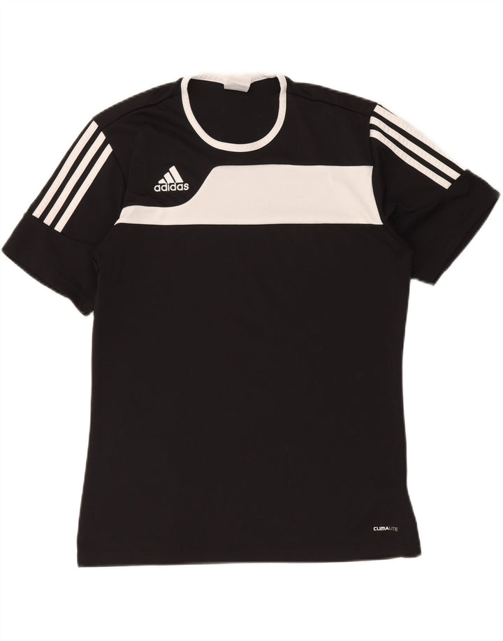 ADIDAS Camiseta Climalite para hombre Top Small Black Colourblock Poliéster