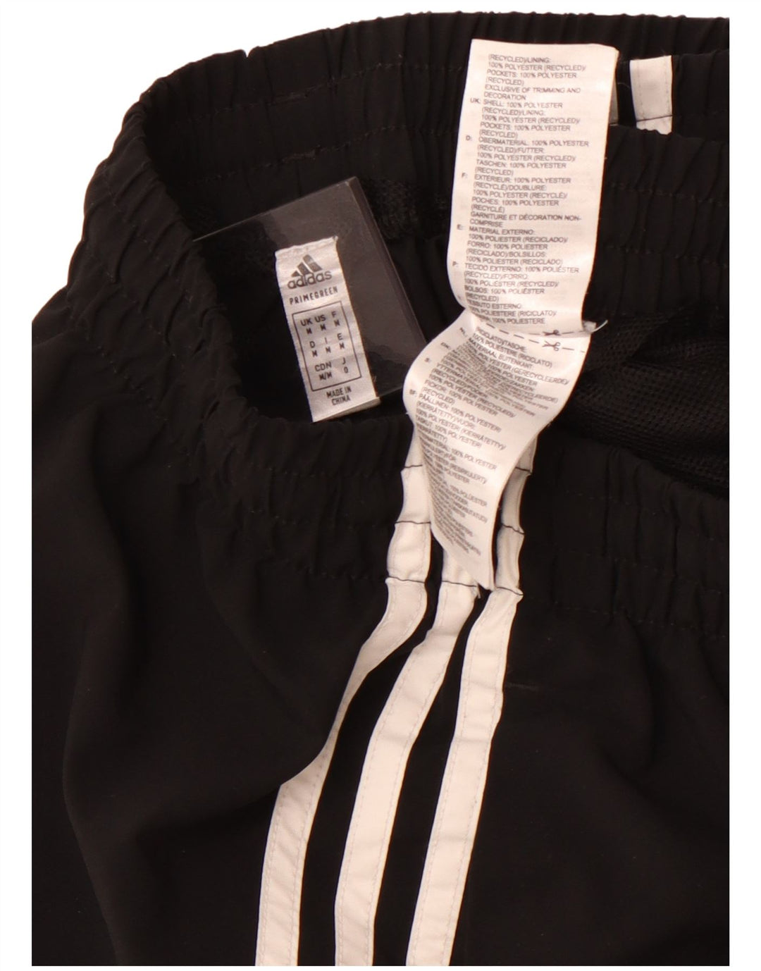 Pantalones cortos deportivos ADIDAS para hombre Poliéster negro mediano