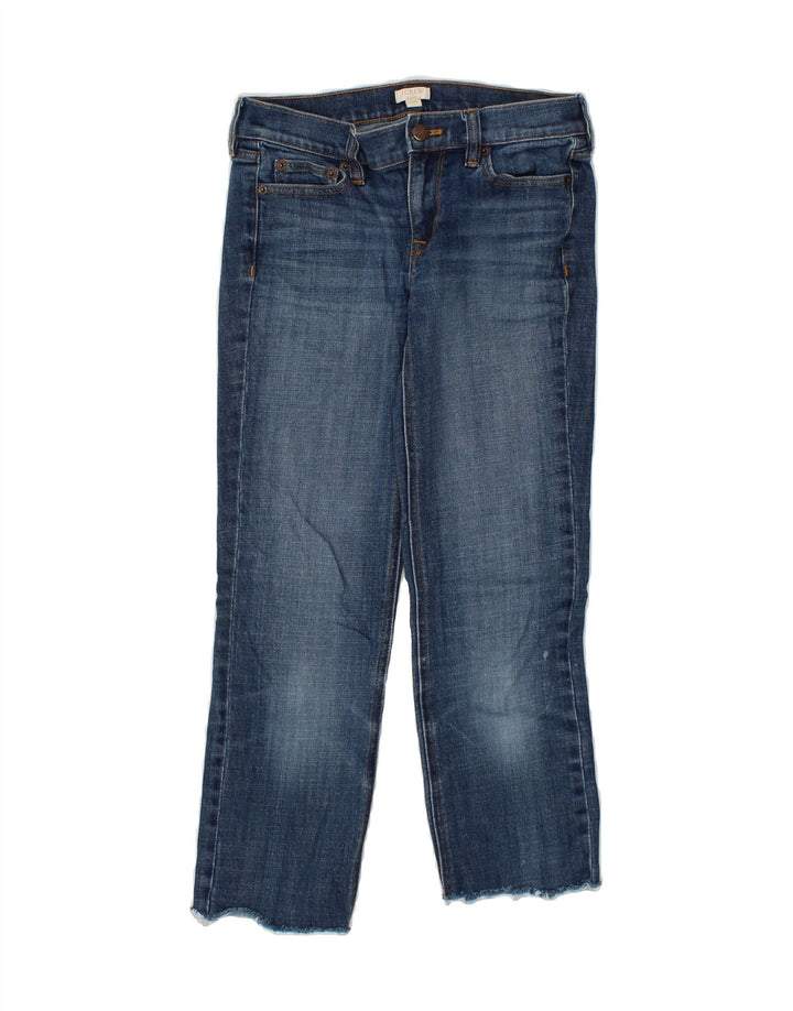J. CREW Womens Stretch Straight Jeans W25 L23 Blue Cotton Vintage J. Crew and Second-Hand J. Crew from Messina Hembry 