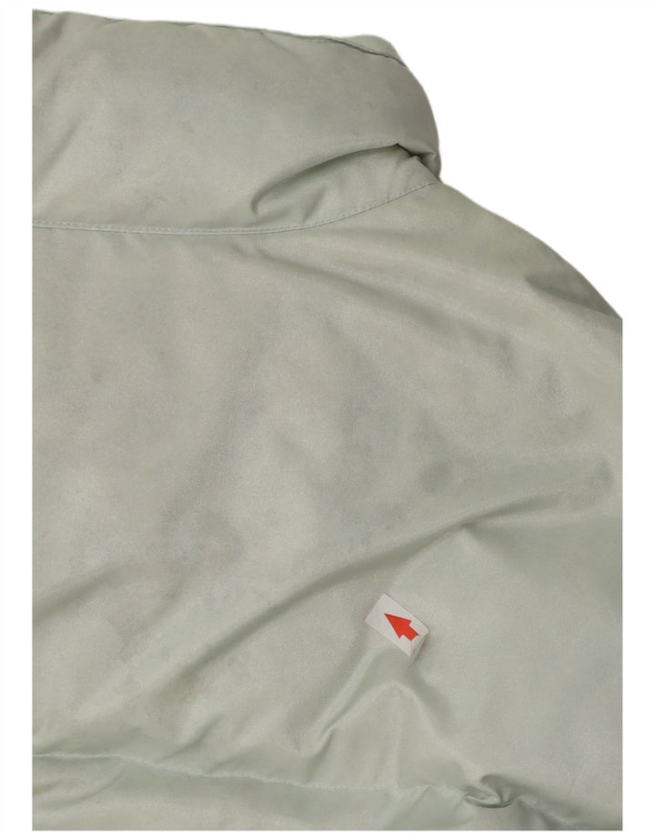 Adidas Chaqueta acolchada gráfica para hombre Reino Unido 40 Poliéster azul grande