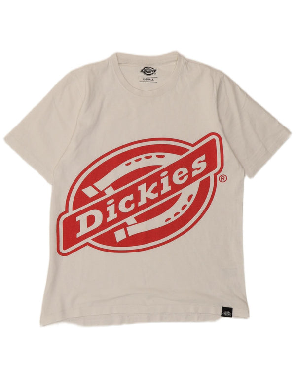 Dickies Camiseta holgada con gráfico para mujer UK 6 XS Algodón blanco