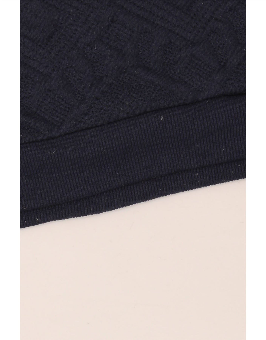 Zara Hombre Sudadera Jumper Small Azul Marino Argyle/Diamond