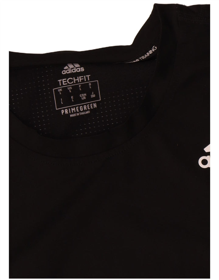Adidas Hombre Aeroready Chaleco Top Grande Poliéster Negro