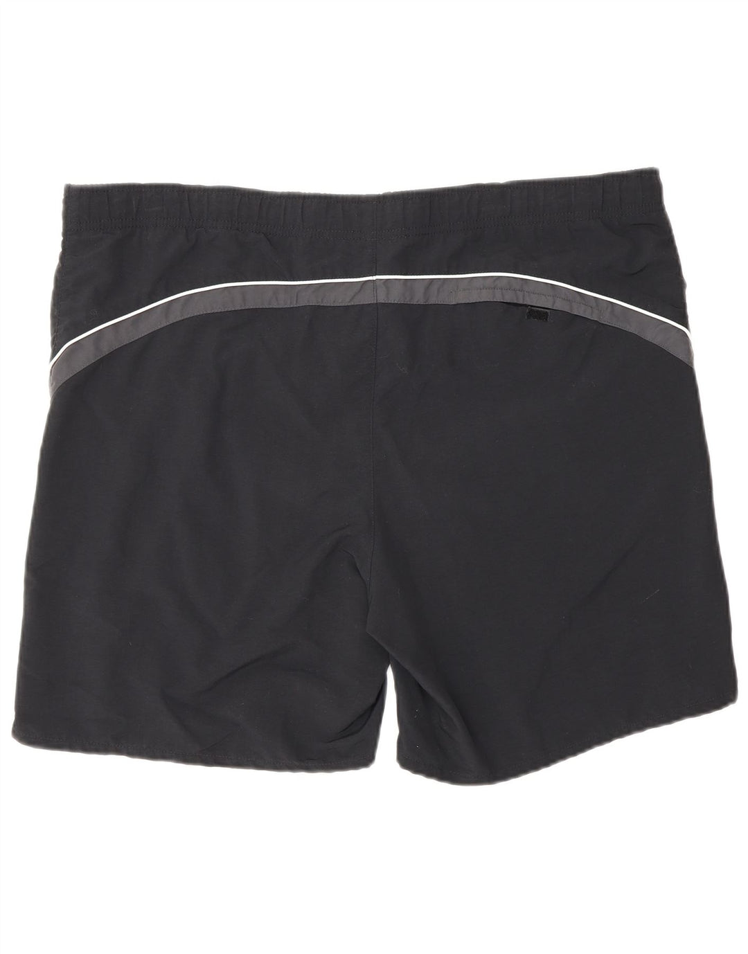 Fila - Bañador para hombre, talla grande, nailon color block, color negro