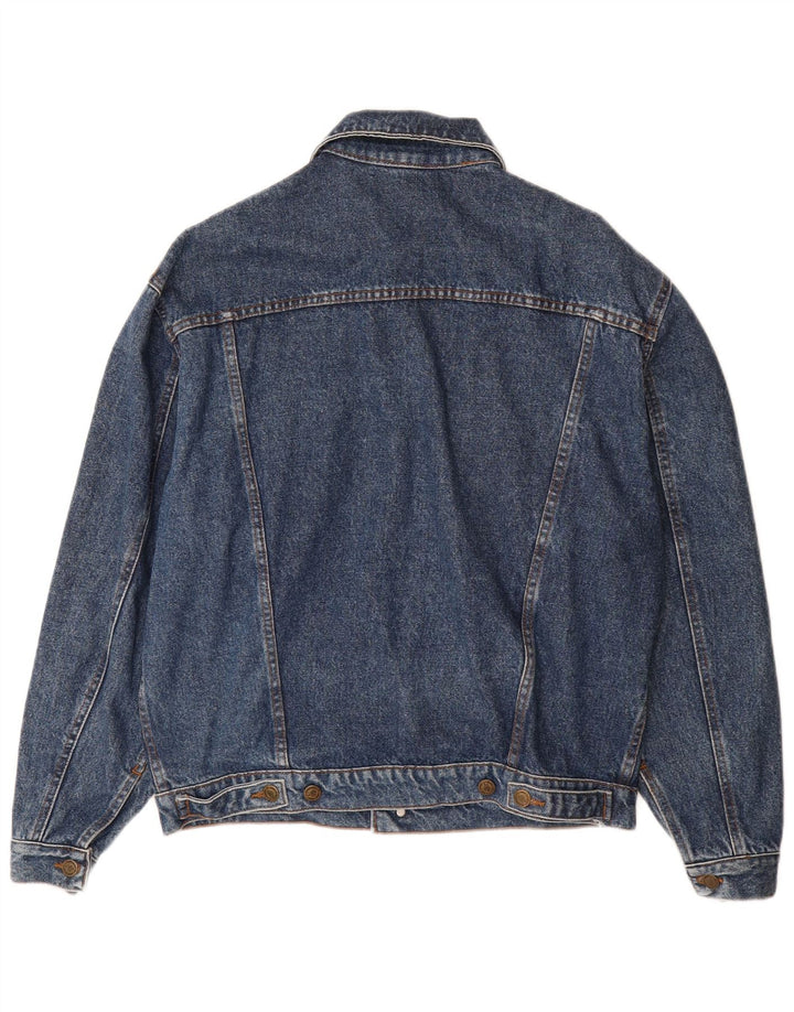 KENTUCKY Mens Denim Jacket IT 44 XS Blue Cotton