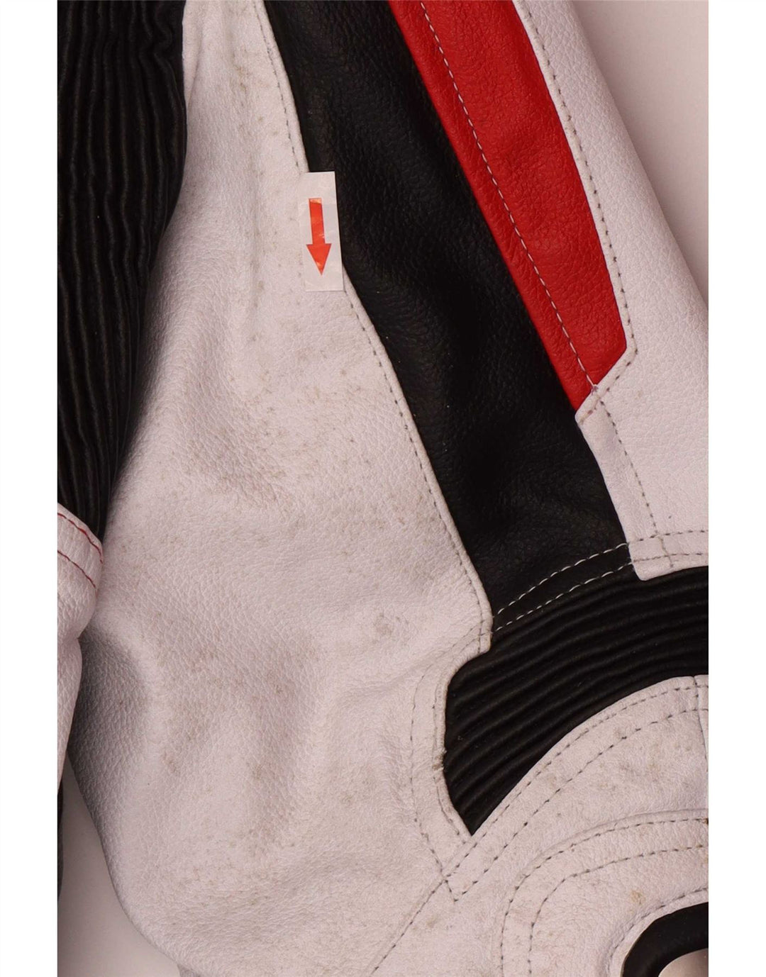 BMW Chaqueta de cuero para hombre UK 42 XL Bloque de color multicolor