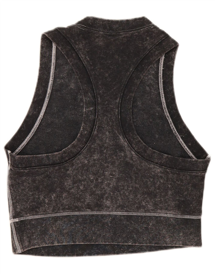 Nike Top corto sin mangas para mujer UK 10 Small Grey