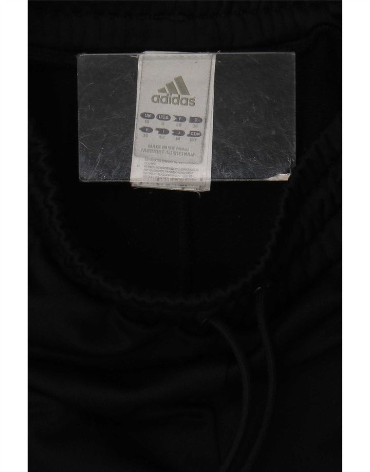 Adidas Pantalones de chándal para mujer UK 10 Small Black Poliéster