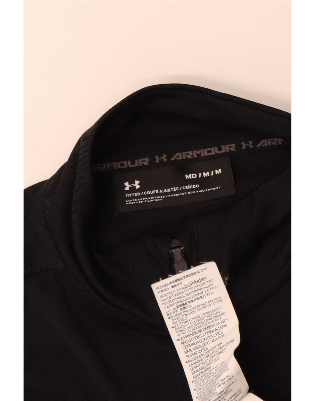 Under Armour Hombre Chándal Top Chaqueta Mediana Negro Poliéster