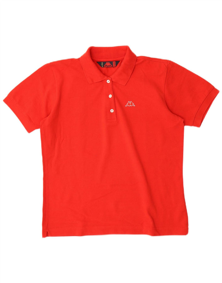 KAPPA Polo para mujer UK 20 2XL Rojo Algodón